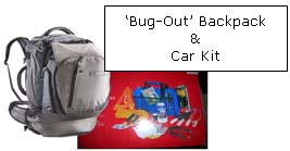 'Bug-Out' Backpack and Car Kit